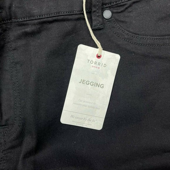 Torrid Super Stretch Jeggings Cotton Blend Zip Closure Denim Women Plus 26 NWT - Picture 9 of 12